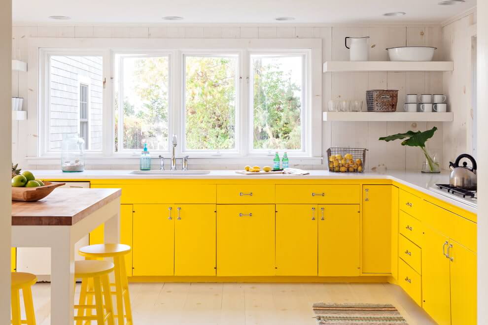 Yellow Modern Kitchen Color