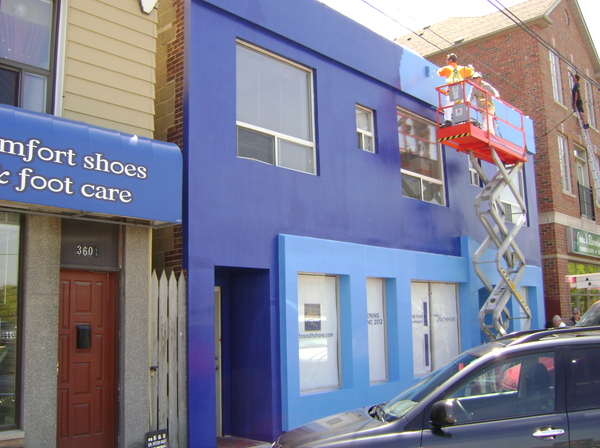 exterior commercial painting in toronto