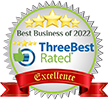 threebestrated best of business award winner 2022 - executive touch painters toronto
