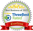 threebestrated best of business award winner 2022 - executive touch painters toronto