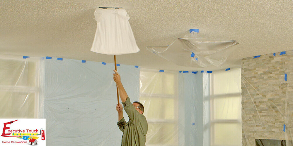 Tips for Preparing a Room for Popcorn Ceiling Removal - Executive Touch Painters