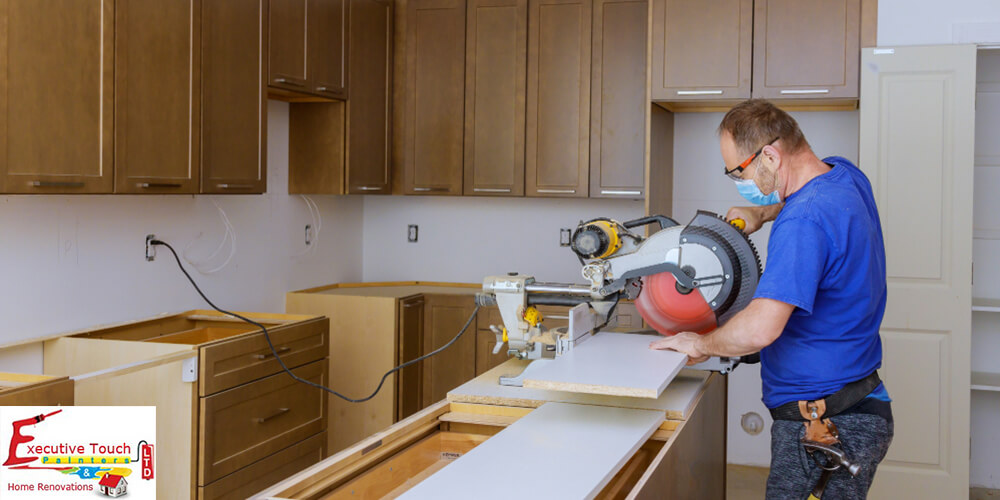 How Long Does It Take To Refinish Kitchen Cabinets - executive touch painters